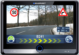 blaupunkt Travelpilot TP510 Kurvenwarnung econes